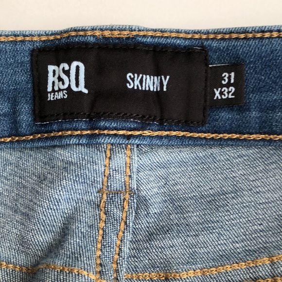 RSQ New No Tag Men Skinny Distressed Jeans - Picture 3 of 6
